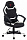 Кресло игровое Zombie 10 черный/белый ткань/эко.кожа крестов. пластик