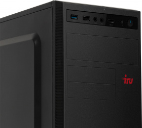 ПК IRU Home 310H5SE MT i3 10100 (3.6) 4Gb SSD240Gb UHDG 630 Free DOS GbitEth 400W черный (1610371)