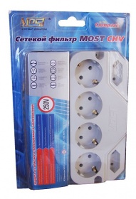 Сетевой фильтр Most CHV 5м (6 розеток) белый (коробка)