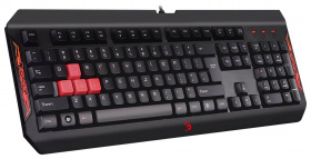 Клавиатура A4Tech Bloody Q100 черный USB Multimedia for gamer (Q100 USB)