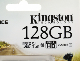 Флеш карта microSDXC 128GB Kingston SDCE/128GB High Endurance w/o adapter