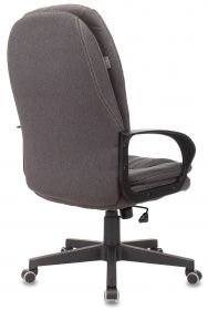Кресло руководителя Бюрократ CH-868LT Fabric серый 38-417 крестов. пластик