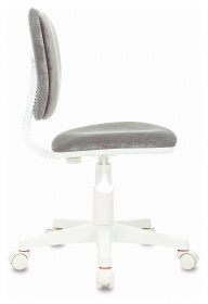 Кресло детское Бюрократ CH-W204NX серый Light-19 крестов. пластик белый пластик белый