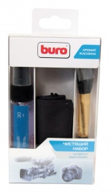 Чистящий набор (салфетки + гель) Buro BU-Photo+Video для фото и видеотехники блистер 30мл