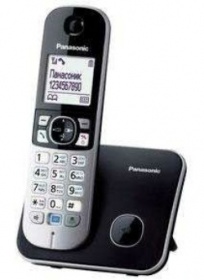 Р/Телефон Dect Panasonic KX-TG6811RUB черный АОН