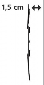 Кронштейн для телевизора Thomson WAB2437 черный 32"-65" макс.30кг настенный фиксированный