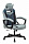Кресло игровое Zombie VIKING 6 KNIGHT Fabric голубой с подголов. крестов. металл