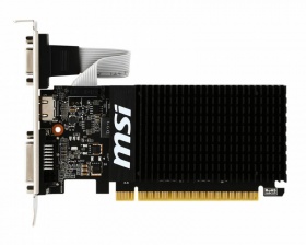Видеокарта MSI PCI-E GT 710 2GD3H LP NVIDIA GeForce GT 710 2Gb 64bit DDR3 954/1600 DVIx1 HDMIx1 CRTx1 HDCP Ret low profile