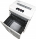 Шредер Office Kit S200TSCD 0,8x1 белый (секр.P-7) фрагменты 6лист. 25лтр. скобы пл.карты CD