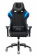 Кресло игровое Zombie VIKING 4 AERO черный/синий ткань/эко.кожа с подголов. крестов. пластик