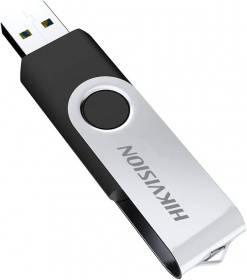 Флеш Диск Hikvision 64Gb M200S HS-USB-M200S/64G USB2.0 черный