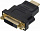 Переходник Ningbo HDMI (m) DVI-D (f) (CAB NIN HDMI(M)/DVI-D(F)) черный
