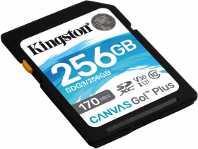 Флеш карта SDXC 256GB Kingston SDG3/256GB Canvas Go! Plus w/o adapter