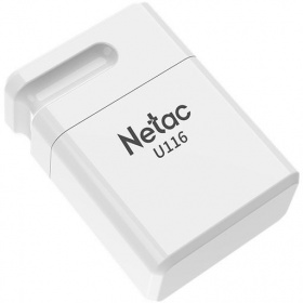 Флеш Диск Netac 64Gb U116 NT03U116N-064G-20WH USB2.0 белый